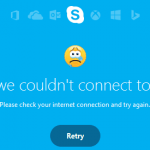 Solución no se puede conectar a Skype